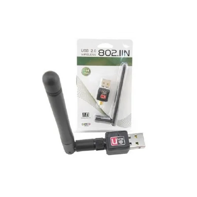 Adaptador Wireless Usb 2.0 802.iin 300 600 Mbps Wf C/ Antena