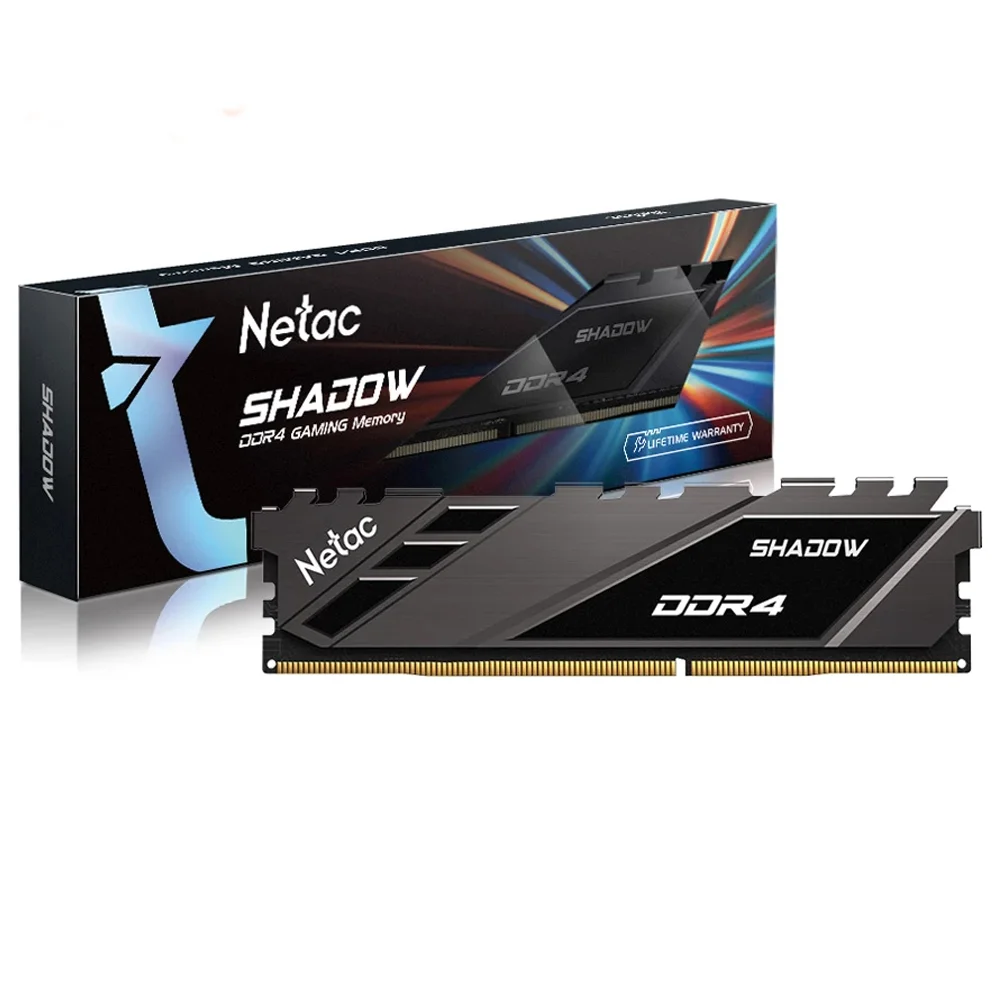 Memória Netac Gamer 16GB 2666MHz DDR4 Para