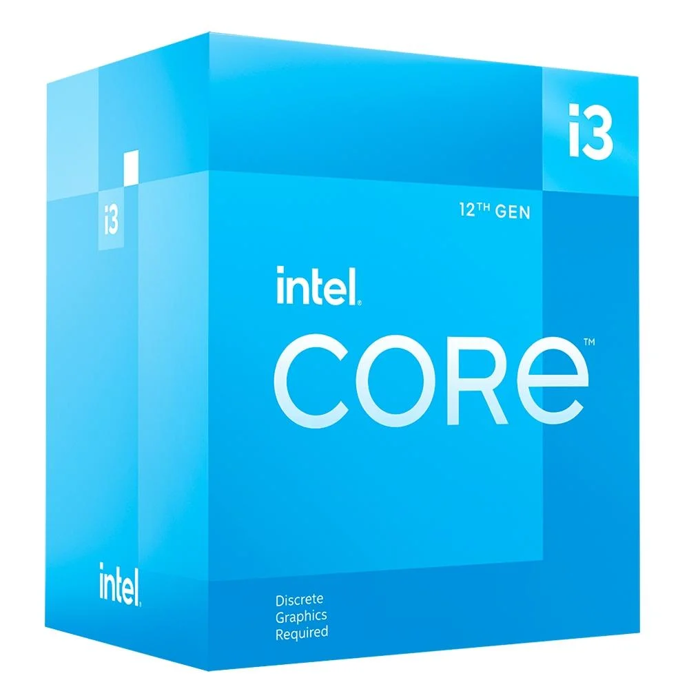 Processador Intel I3-12100F, 3.3GHz, Cache 12MB, Quad Core, 8 Threads, LGA 1700 - BX8071512100F