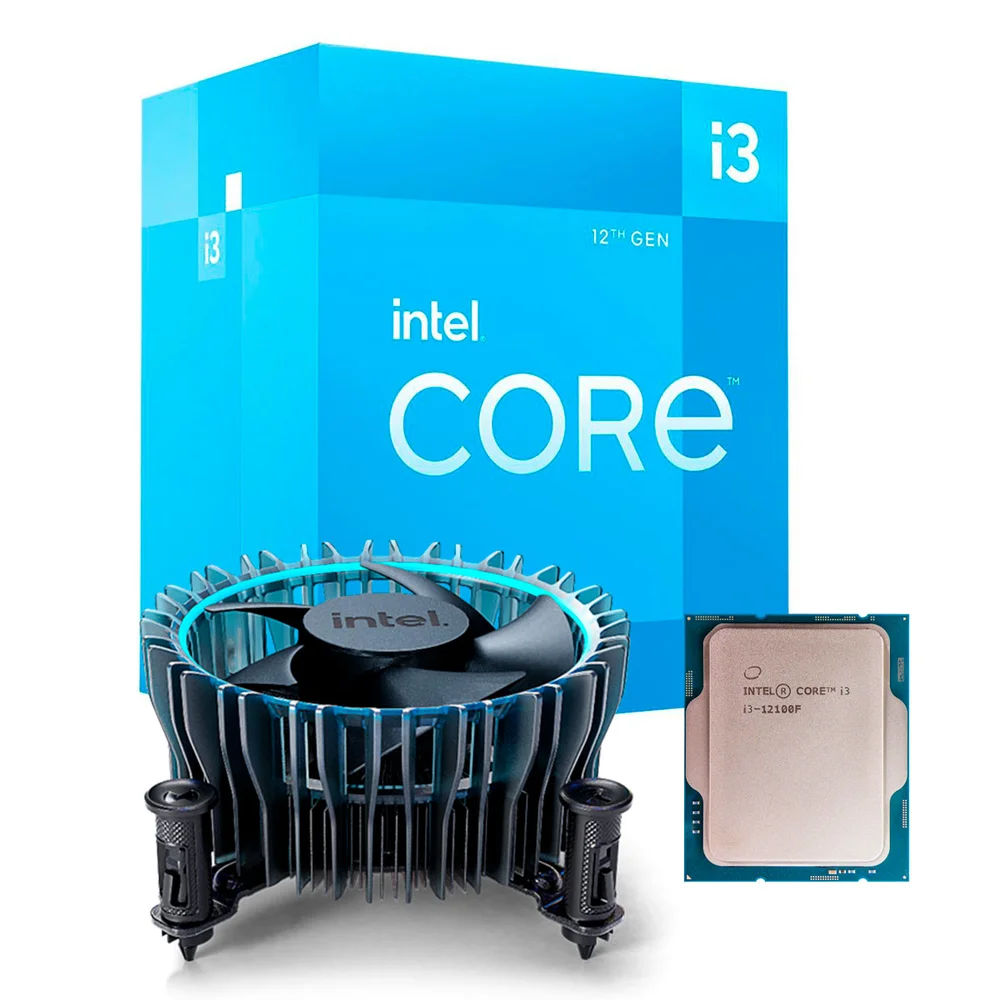 Imagem 3 de 4 do produto Processador Intel I3-12100F, 3.3GHz, Cache 12MB, Quad Core, 8 Threads, LGA 1700 - BX8071512100F