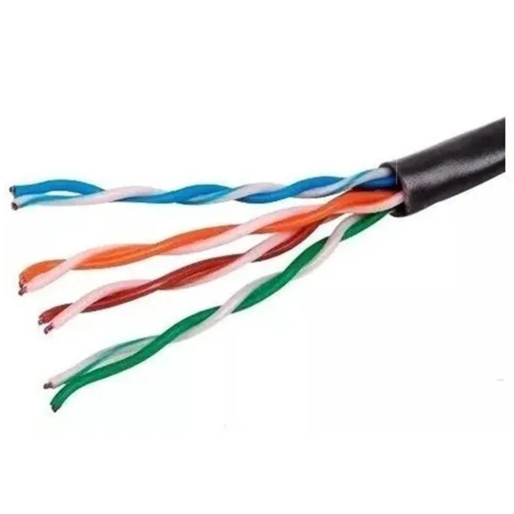Imagem 4 de 5 do produto Metro De Cabo De Rede Utp Cat5 4 Pares 24awg Preto, Condutti (venda Por Metro)