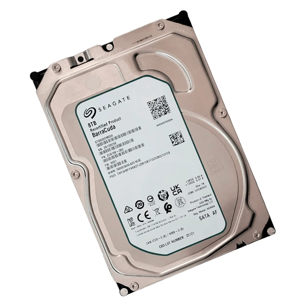 Seagate Barracuda 8TB 3.5インチ HDD ⑥ Seagate Disco rígido interno de 8 TB BarraCuda – 3,5 polegadas