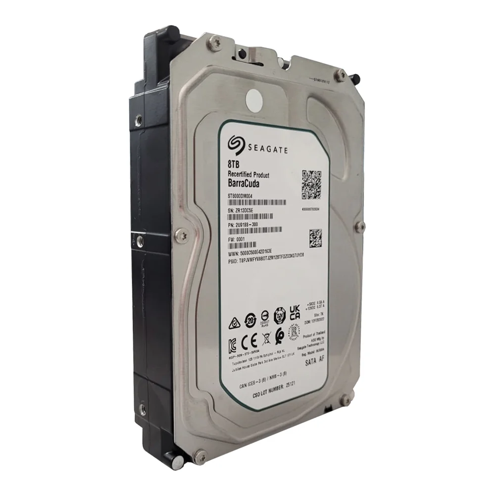 Seagate BarraCuda 8TB HDD 2台セット HD Interno Seagate 8TB Barracuda ST8000DM004