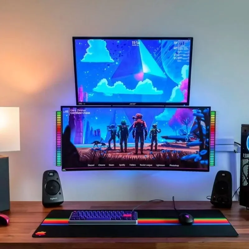Imagem 2 de 5 do produto Barra De LED Knup Rítmica, RGB, Controle De Som - KP-FR508