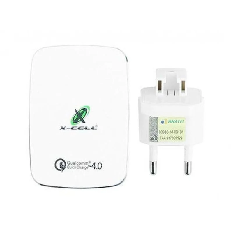 Imagem 4 de 4 do produto Carregador Rápido Smartphone Tablet De Parede 3 Usb 27w 5.1a