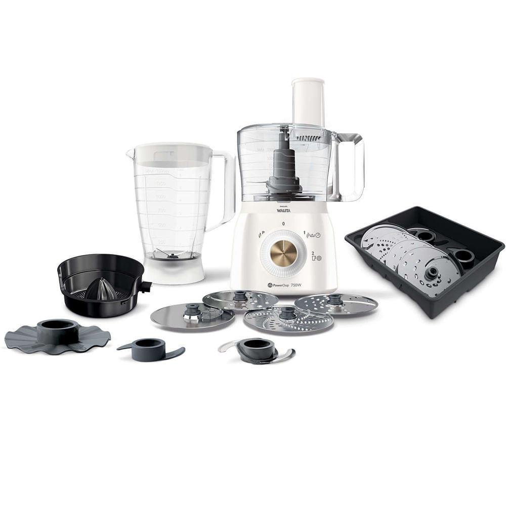 Processador Philips Walita 750w Branco/dourado Ri7636/00 220v