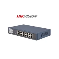 Switch Hikvision 16 Portas, 10/100/1000MBps, Gigabit Metalico - DS 3E0516-E