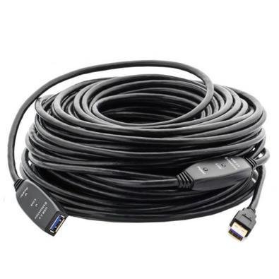 Cabo Extensor Wlw USB 3.0, 30Mts, Ativo, Com Repetidor E Alimentação