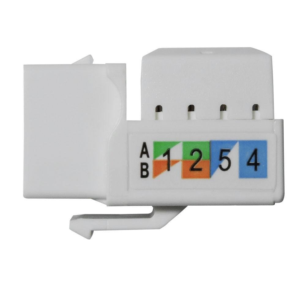 Imagem 5 de 5 do produto Conector Fêmea Keystone RJ45 CAT6 Win Cabos