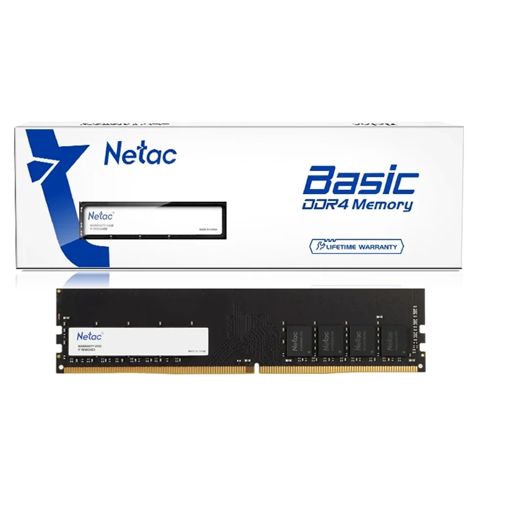 Netac デスクトップ用DDR4 メモリ Memória Netac 8GB 2666MHz DDR4 Para Desktop