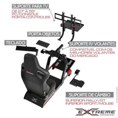 Cockpit Gt Sport Simulador Suporte Para Volantes G27,g29,ps5