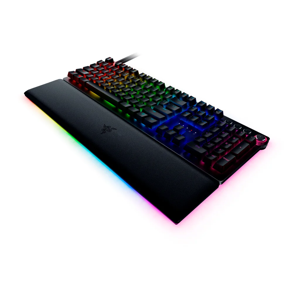 Imagem 2 de 5 do produto Teclado Gamer Razer Huntsman V2 Linear Chroma, Switch Red, Com Apoio De Pulso