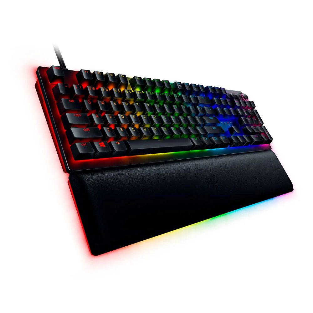 Imagem 3 de 5 do produto Teclado Gamer Razer Huntsman V2 Linear Chroma, Switch Red, Com Apoio De Pulso