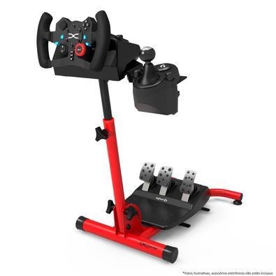 Suporte Para Volante SR Vermelho, Extreme Simracing, Logitech G27,g29,g920,g923, Fanatec, Thrustmaster, Simagic