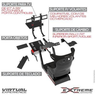 Cockpit Simulador Suporte Para Volante P1