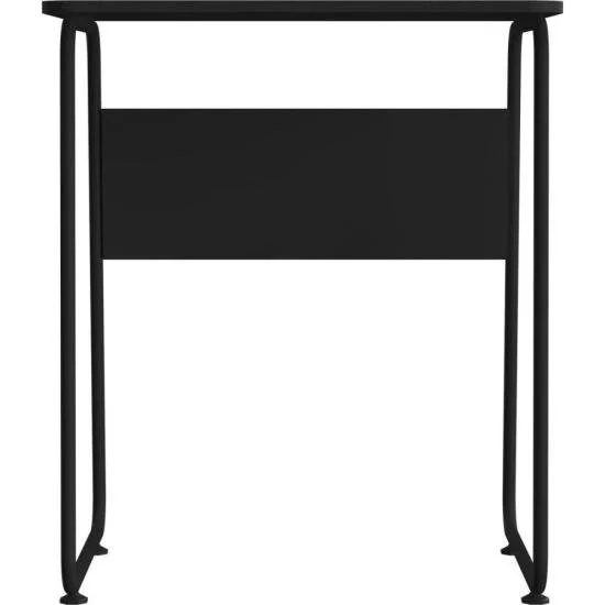 Mesa Compacta Para Computador New Job Preta Multivisão
