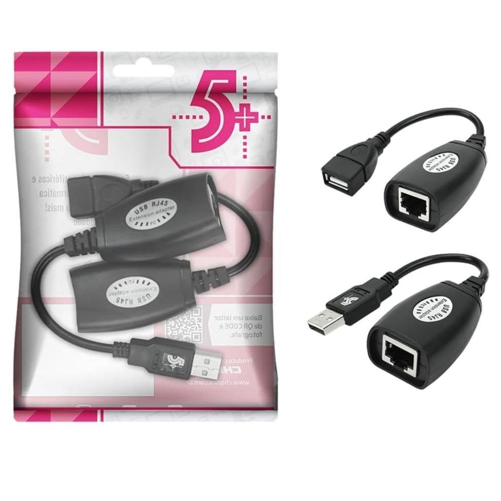 Imagem 3 de 3 do produto Cabo Extensor Pix USB A Para USB A, Via Rj45