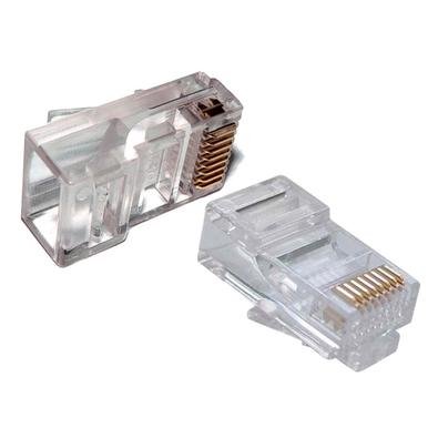 Plug Conector Rj45 Macho Cat 5e 8 Vias - Crimpar (100 Unidades)