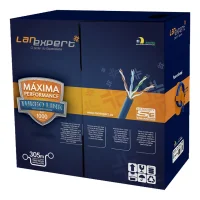 Cabo De Rede Lan Expert Turbo Link Cat5e Utp Azul 4 Pares Caixa 305mt