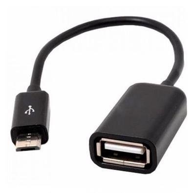 Cabo Otg Micro USB Para USB Femea, Para Smartphones, Tablets