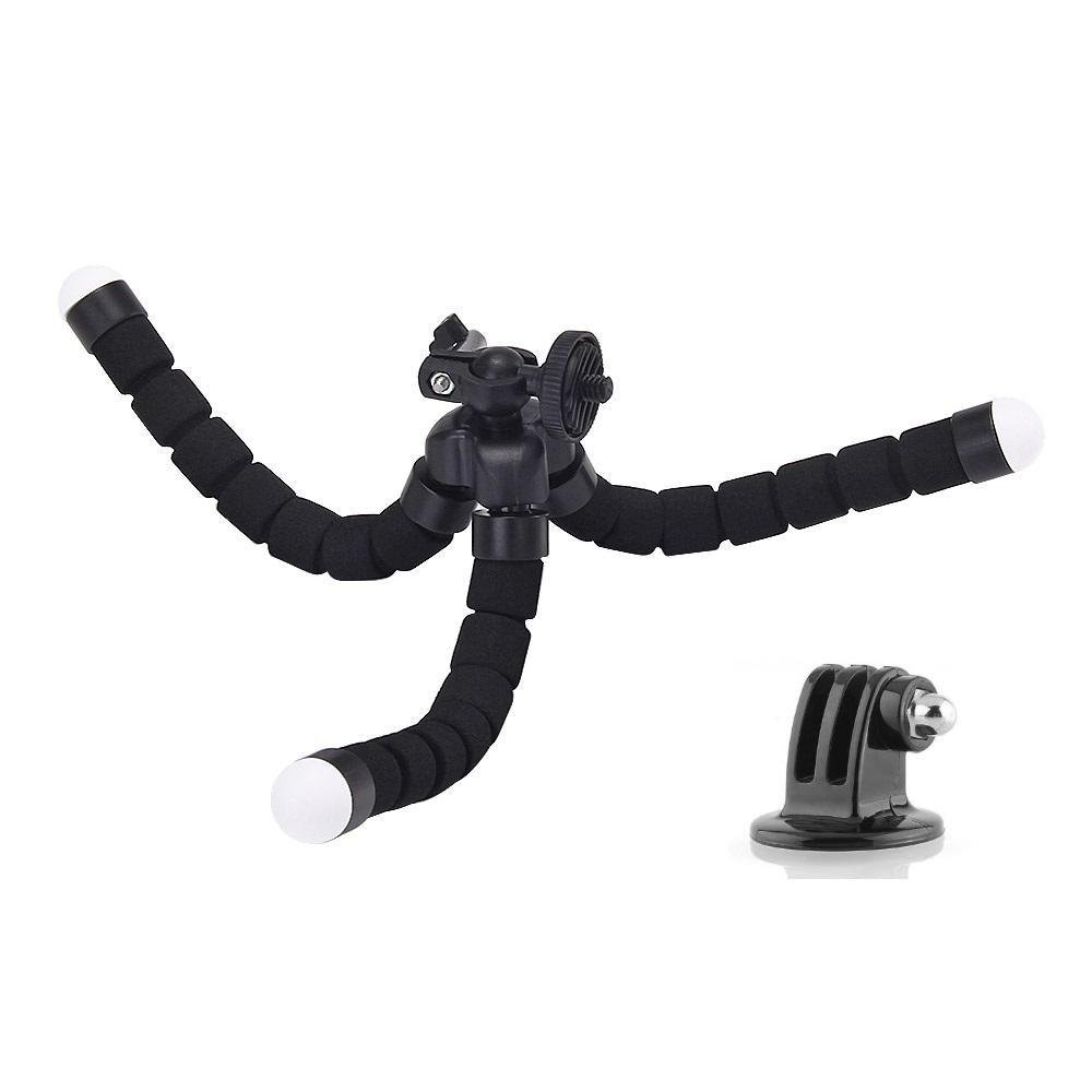 Imagem 2 de 5 do produto Mini Tripé Funpro GP111, Flexível, Octopus, Para Gopro, E Câmeras Compactasv, 1/4pol.