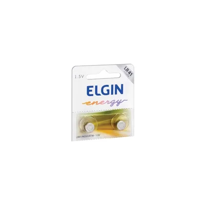 Bateria Alcalina Lr41 (ag3 / Lr736) Elgin 82261 - Com 2 Unidades