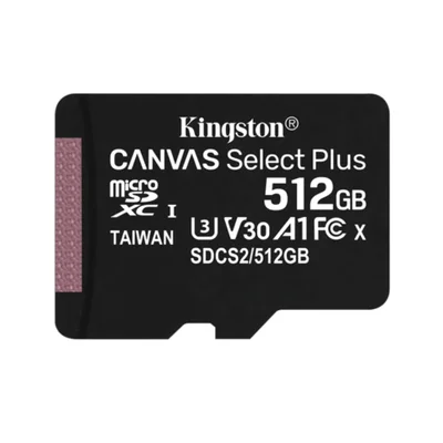 Carto De Memoria Kingston Canvas 512GB KaBuM