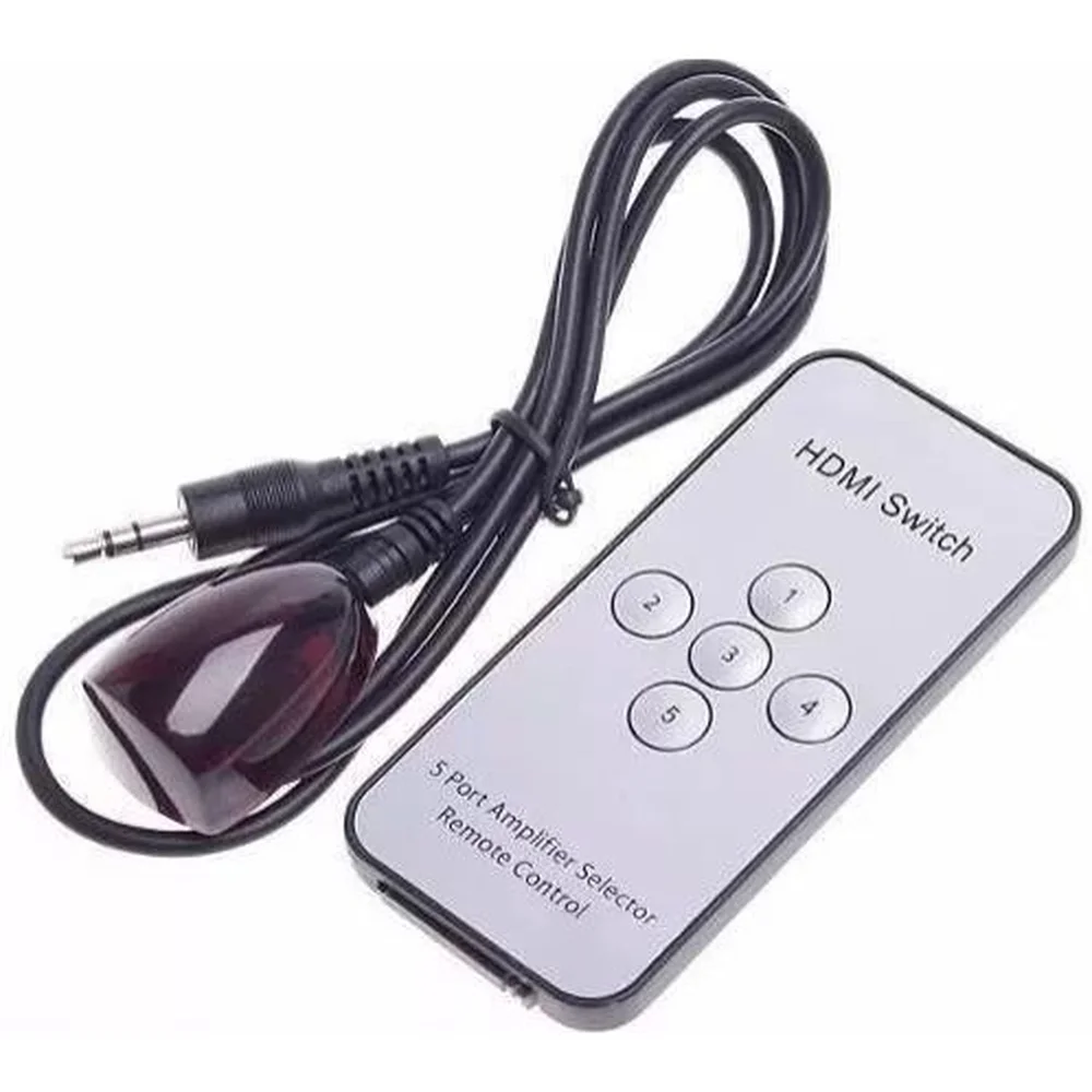 Imagem 2 de 5 do produto Switch, Hdmi 1.4, Com 5 Entradas E 1 Saída.