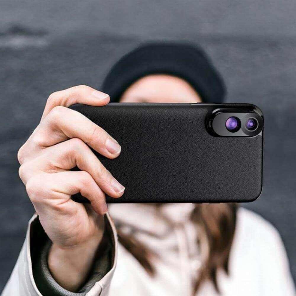 Imagem 4 de 4 do produto Lente Olho De Peixe E Telefoto + Case Para Iphone Xs Max Apexel