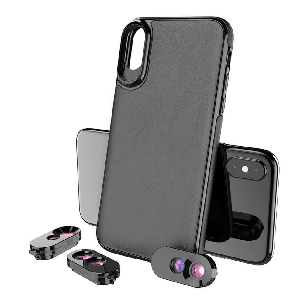 Imagem 2 de 5 do produto Kit De Lentes + Case Para Iphone Xs Max Apexel
