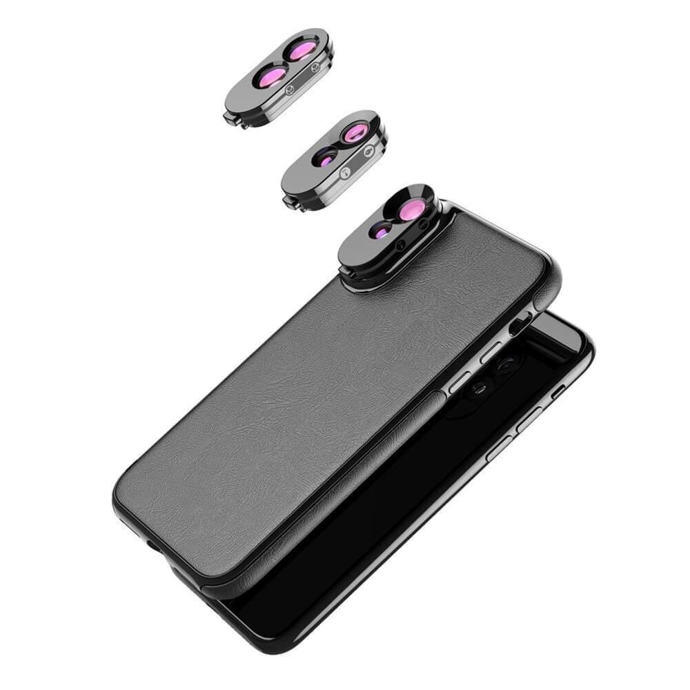 Imagem 4 de 5 do produto Kit De Lentes + Case Para Iphone Xs Max Apexel