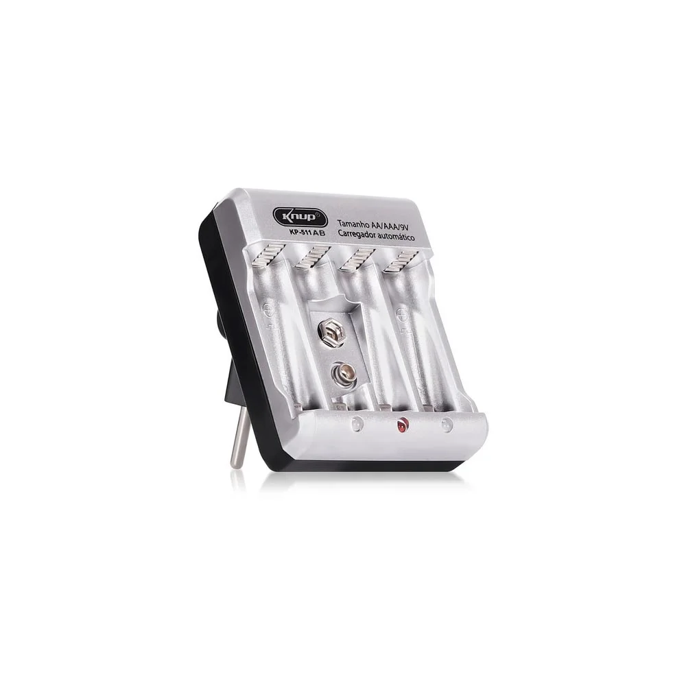 Carregador De Pilhas Kp-511aa Knup C/4 Carregador De Pilhas Kp-511aa Knup C/4