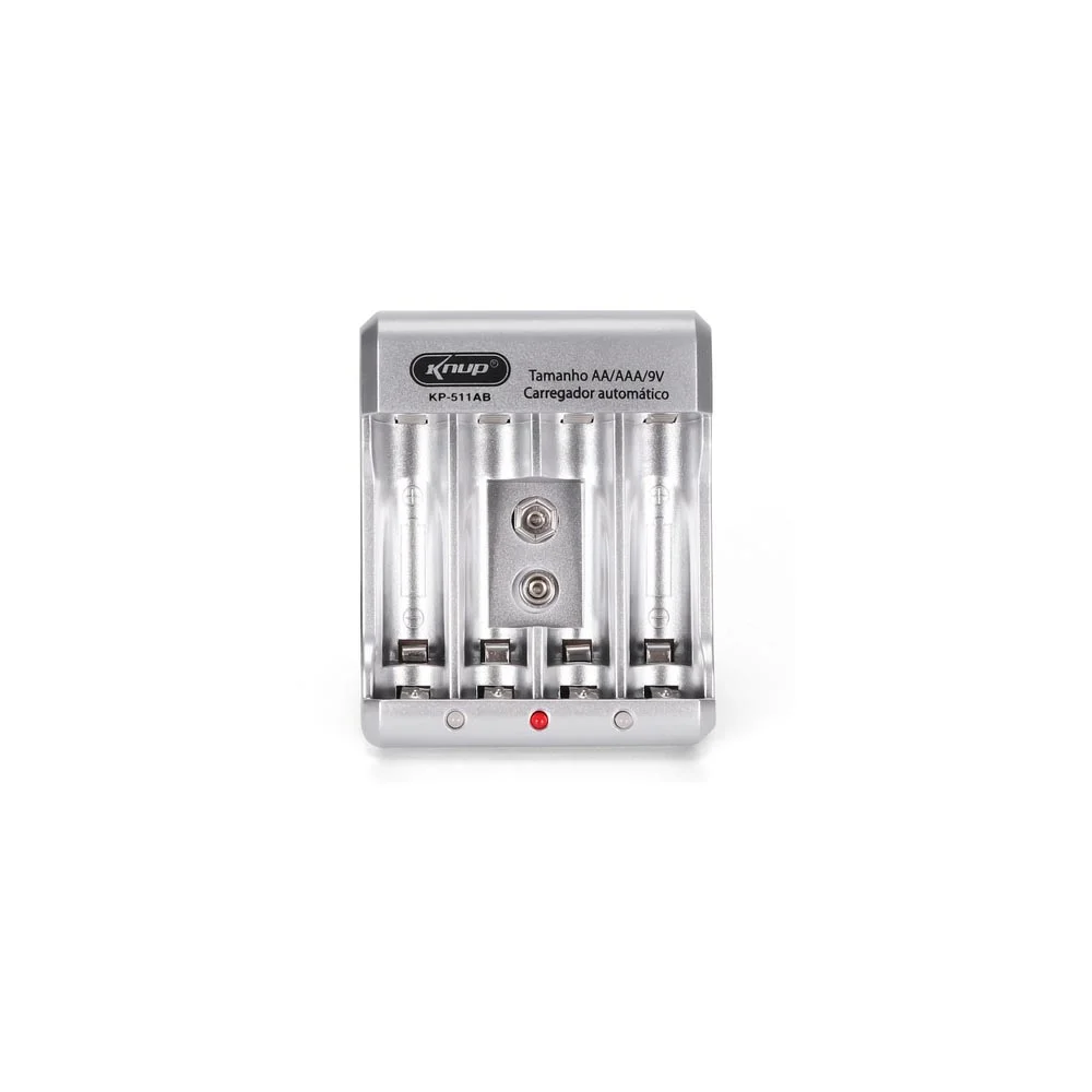 Carregador De Pilhas Kp-511aa Knup C/4 Carregador De Pilhas Kp-511aa Knup C/4