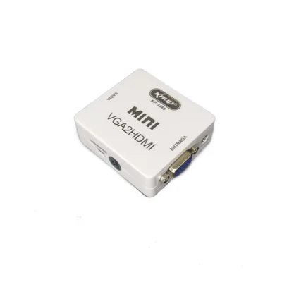 Conversor VGA X HDMI Knup KP-3466, até 85 Hz, 1080p, P2
