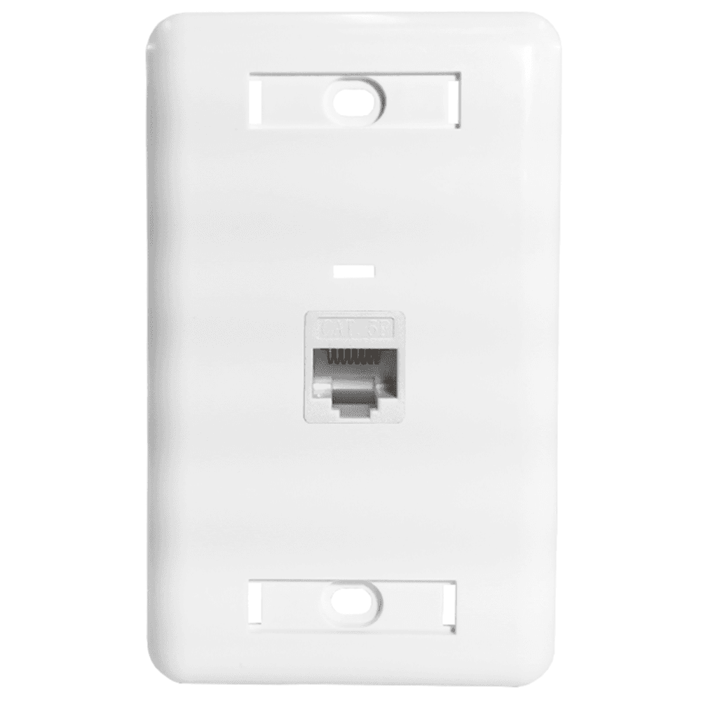 Conjunto 4x2 Com 1 Saída Rj45 Cat5 Conjunto 4x2 Com 1 Saída Rj45 Cat5