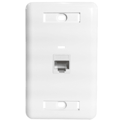Conjunto 4x2 Com 1 Saída Rj45 Cat5