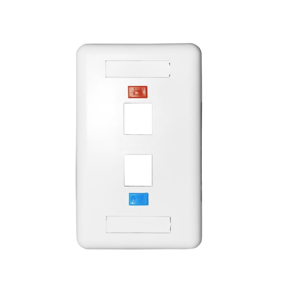 Conjunto 4x2 Com 1 Saída Rj45 Cat5 Conjunto 4x2 Com 1 Saída Rj45 Cat5