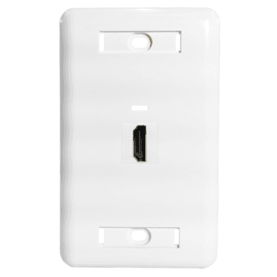 Conjunto 4x2  Hdmi 90 Graus Fêmea Branco