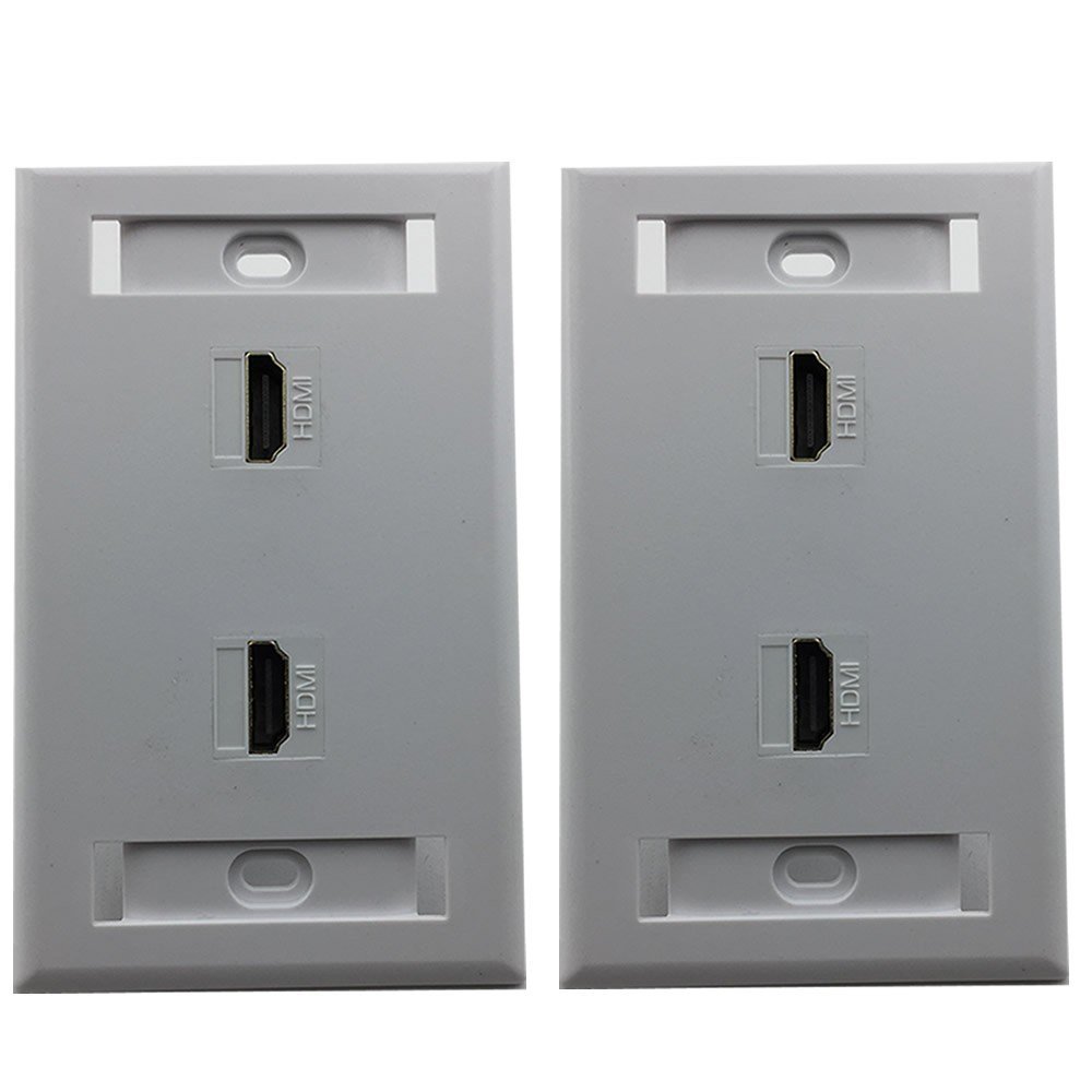 Kit 2 Espelhos De Parede Com 2 Saídas Hdmi