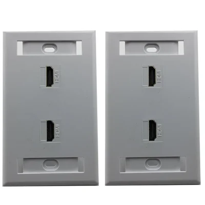 Kit 2 Espelhos De Parede Com 2 Saídas Hdmi