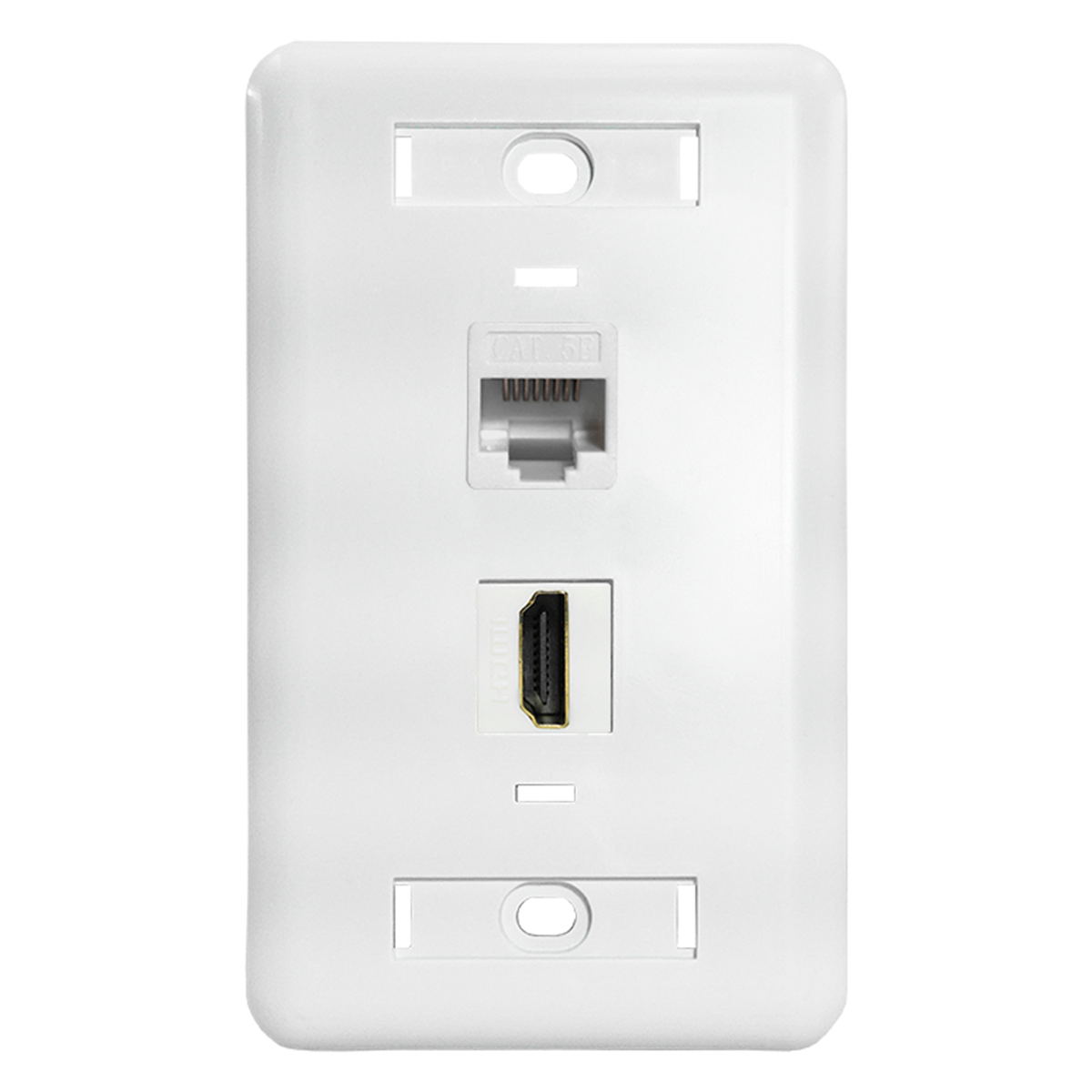 Espelho De Parede Com Saídas Hdmi E Rj45 Cat5