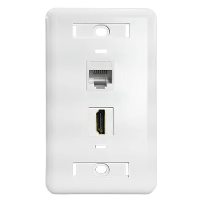 Espelho De Parede Com Saídas Hdmi E Rj45 Cat5