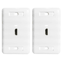 Kit 2 Espelhos De Parede 4 X 2 C/ Keystone Hdmi De 90 Graus