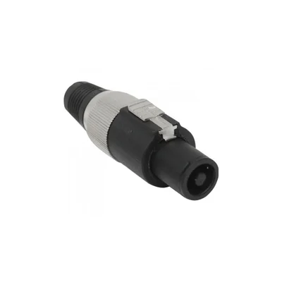 Conector Speakon De Linha Macho 4 Polos Pgsp0004 Preto/cinza Storm