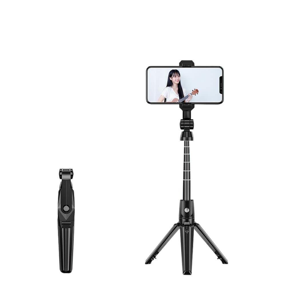Imagem 5 de 5 do produto Bastão E Tripé Para Celular Com Controle Disparador De Fotos