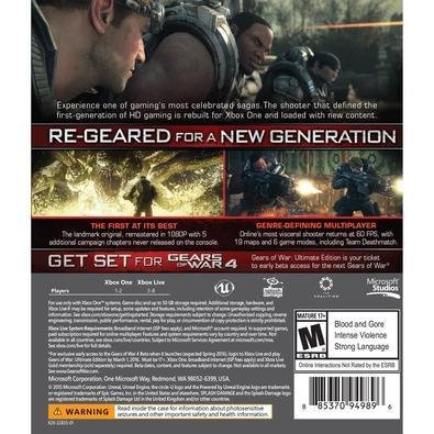 Xbox One Gears of War Ultimate Edition