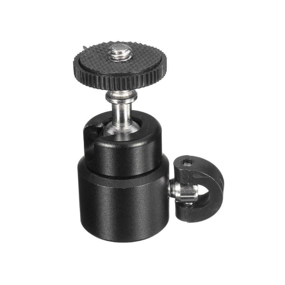Adaptador Giratório Ball Head Com Encaixe 1/4 Polegadas