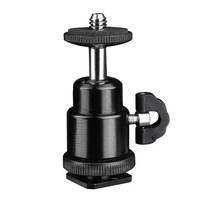 Adaptador Giratório Ball Head Com Encaixe Sapata E 1/4 Polegadas