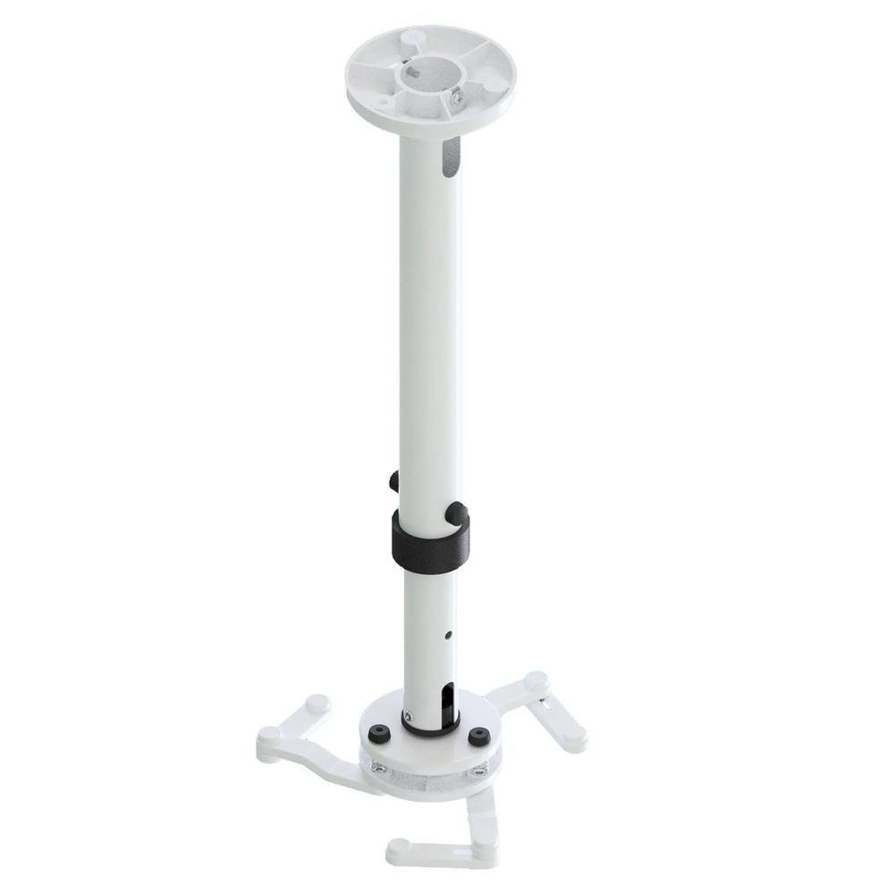 Imagem 4 de 4 do produto Suporte Projetor Teto Ajustável 50/75cm Stpe-5075t-w  Branco Avatron