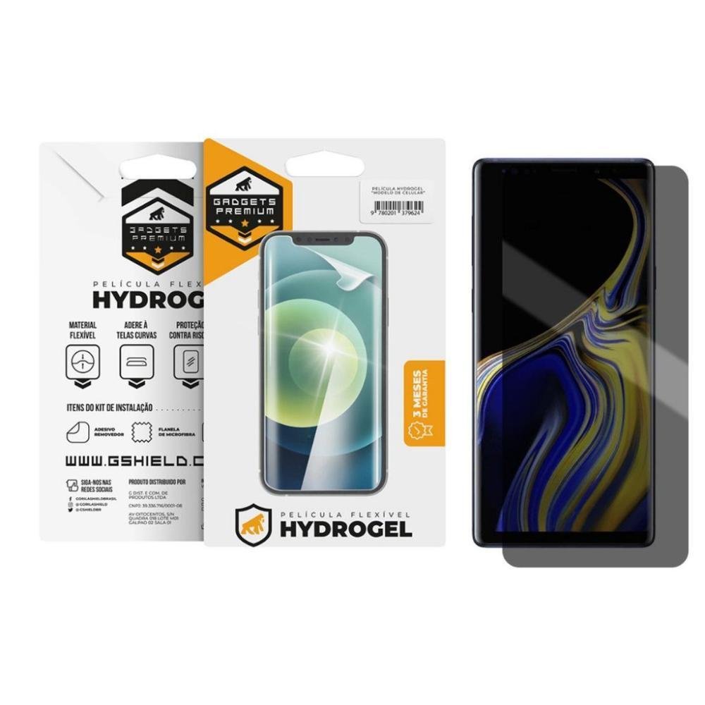 Película Privacidade Hydrogel Para Samsung Galaxy Note 9 - Gshield Película Privacidade Hydrogel Para Samsung Galaxy Note 9 - Gshield